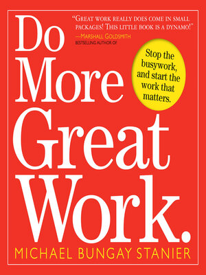 Do More Great Work - ebook